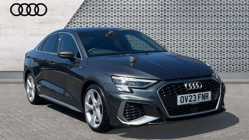 Grey Used 2023 Audi A3 S-Line Sedan | £22,730 (Good price) - Image 1/4