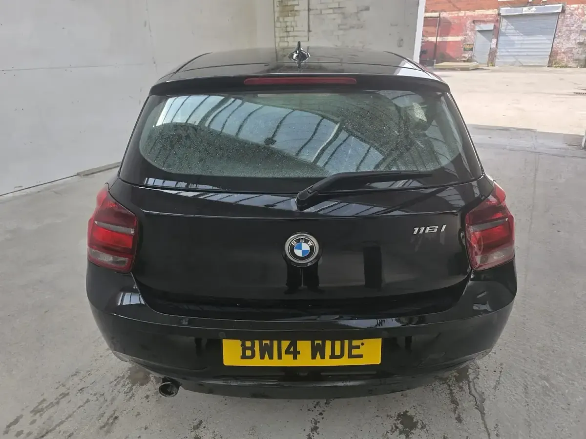 Used BMW 116 Sport Line 136 HP (100 kW) 2014 Black Hatchback