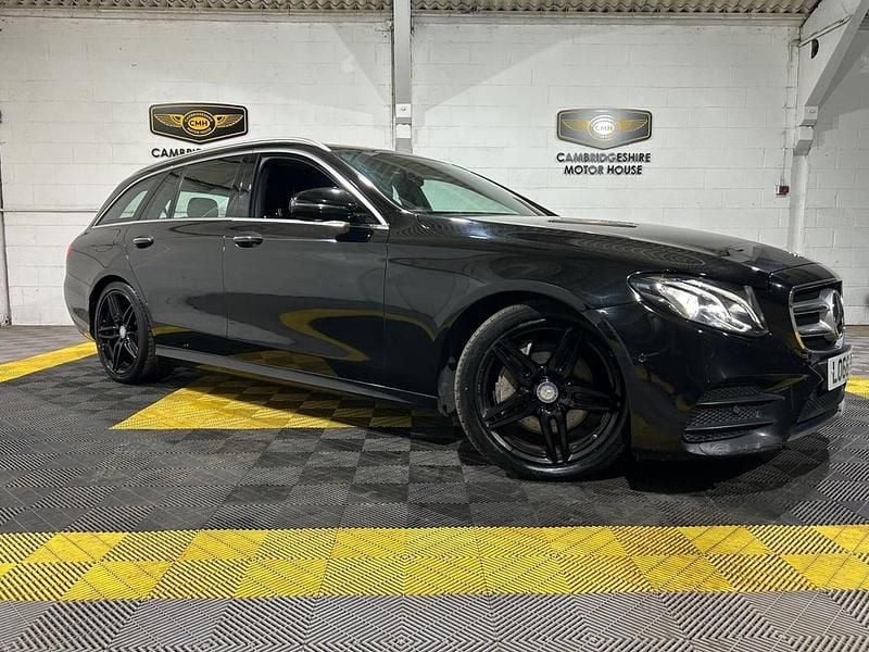 Black Used 2017 Mercedes E220 AMG Line Premium Estate | £15,250 (Fair price) - Image 1/4