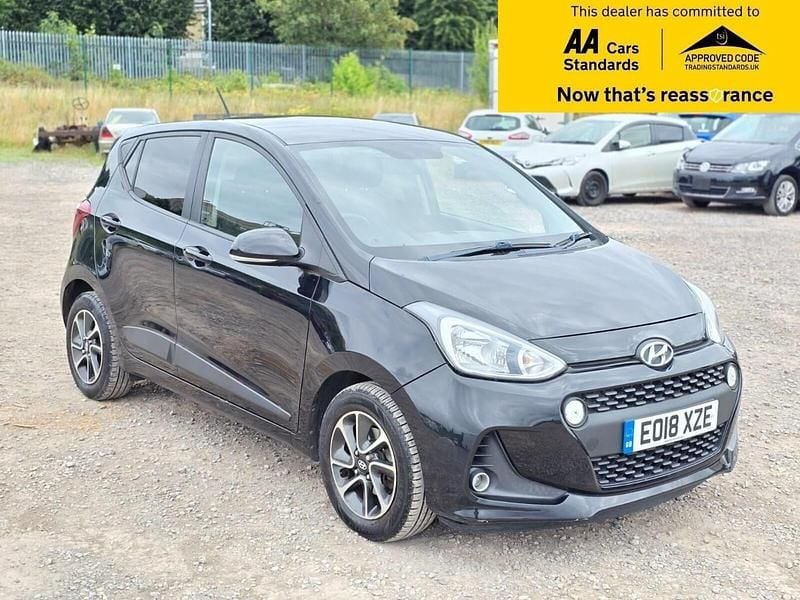 Black Used 2018 Hyundai i10 Premium Hatchback | £8,888 (Good price) - Image 1/4