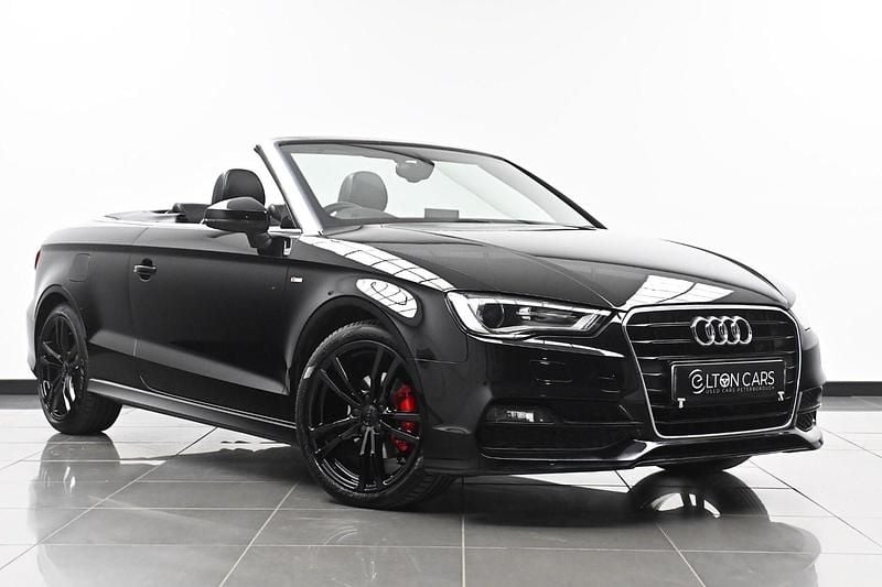 Black Used 2015 Audi A3 Cabriolet S-Line Cabriolet | £10,490 (Fair price) - Image 1/4