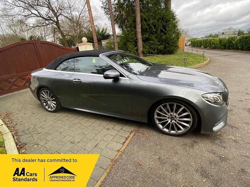Used Mercedes E220 AMG Line Premium 2018 Grey Cabriolet
