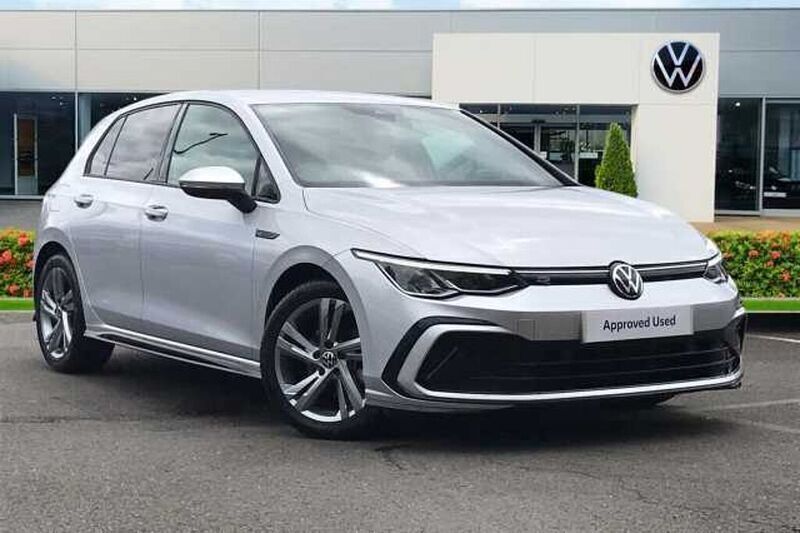 Silver Used 2022 VW Golf VIII R-line Hatchback | £20,999 (Fair price) - Image 1/4
