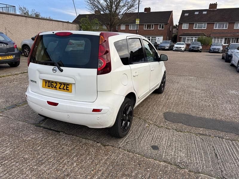 Used Nissan Note N-TEC 2012 White Hatchback