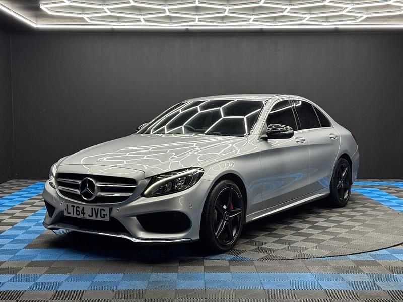 Used Mercedes C250 AMG line 2014 Silver Sedan