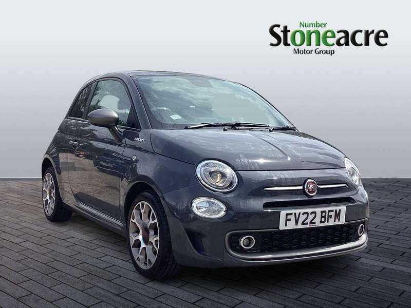 Grey Used 2022 Fiat 500 Sport Hatchback | £9,995 (Fair price) - Image 1/4