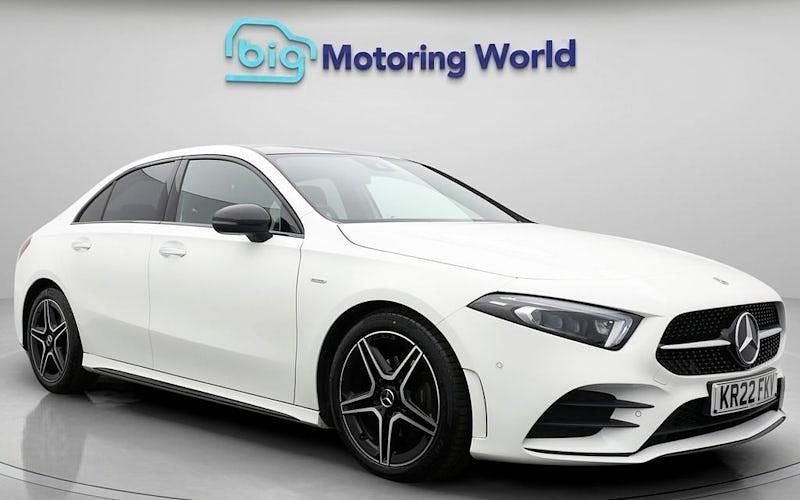 Used Mercedes A200 AMG line 150 HP (110 kW) 2022 White Sedan