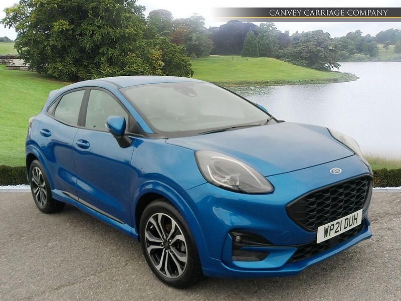 Blue Used 2021 Ford Puma Gen-E ST-Line Hatchback | £11,900 (Fair price) - Image 1/4