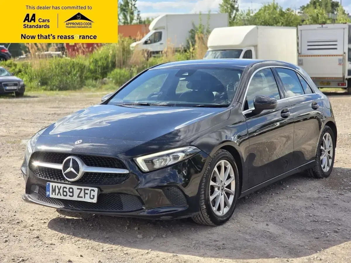 Used Mercedes A200 163 HP (119 kW) 2019 Black Hatchback