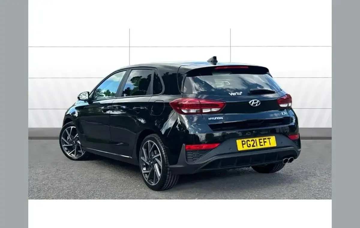 Used Hyundai i30 N Line 159 HP (116 kW) 2021 Black Hatchback