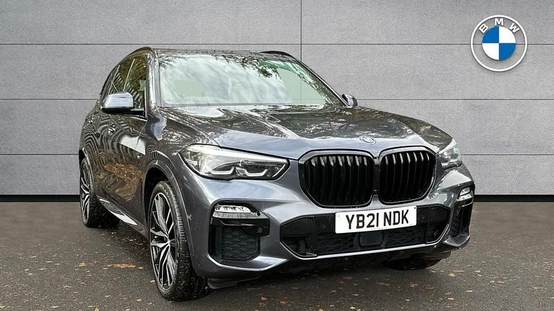 Grey Used 2021 BMW X5 M Sport SUV | £43,495 (Super price) - Image 1/4