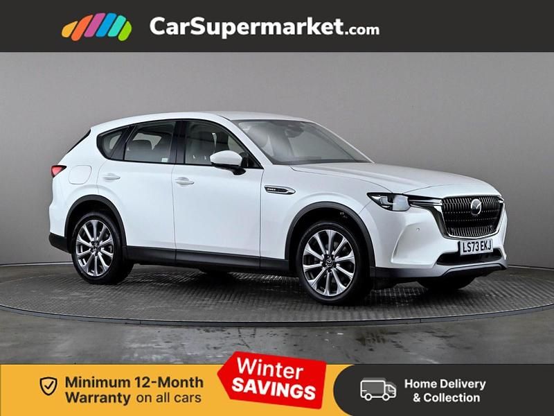 White Used 2023 Mazda CX-60 Exclusive-Line SUV | £25,197 (Fair price) - Image 1/3