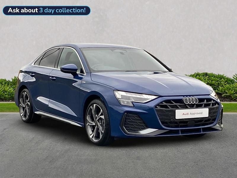 Used Audi A3 S-Line 147 HP (108 kW) 2025 Blue Sedan