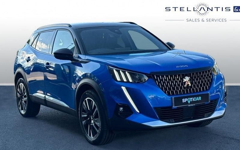 Blue Used 2022 Peugeot 2008 Premium SUV | £18,432 (Fair price) - Image 1/4