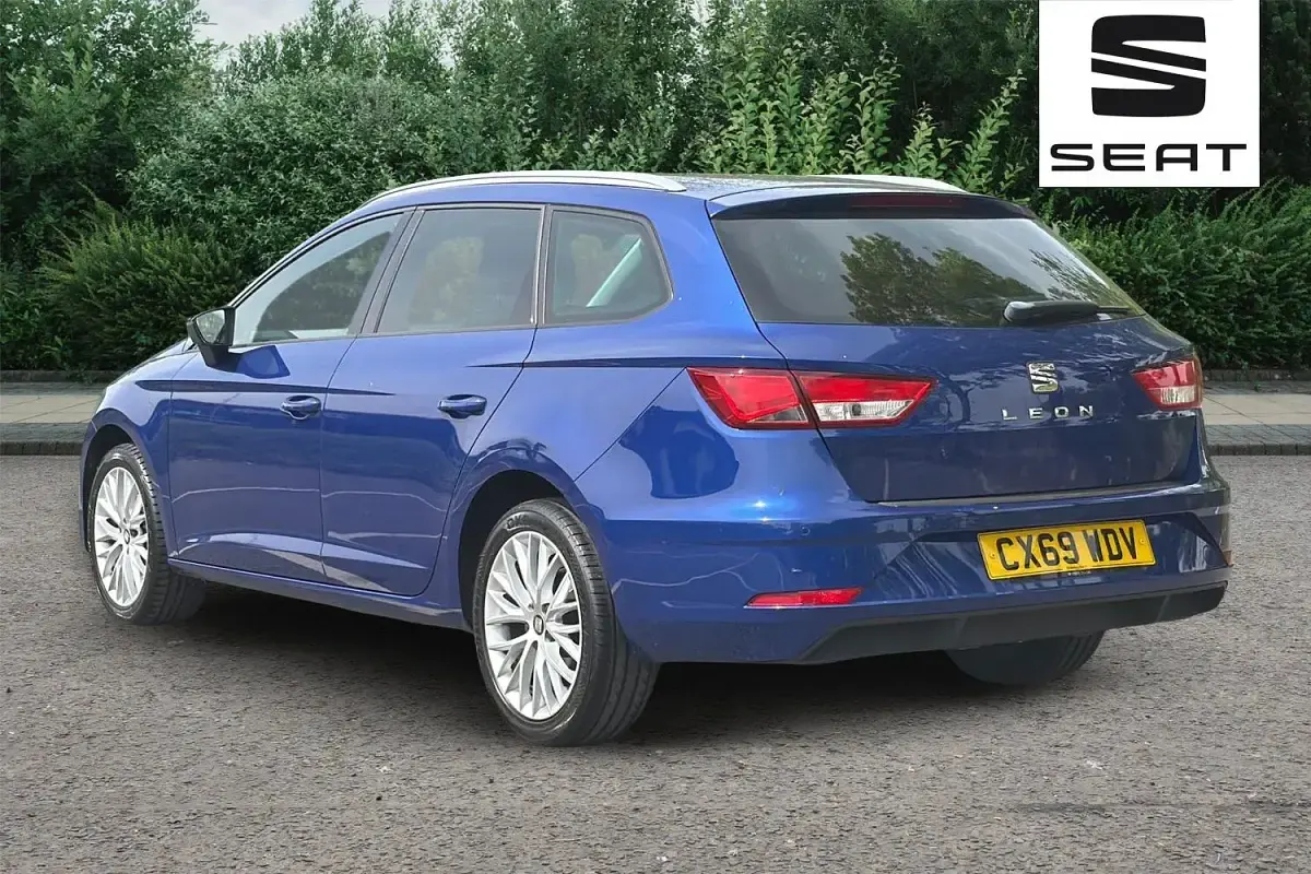 Begagnad Seat Leon SE Dynamic 130 HK (95 kW) 2019 Blå