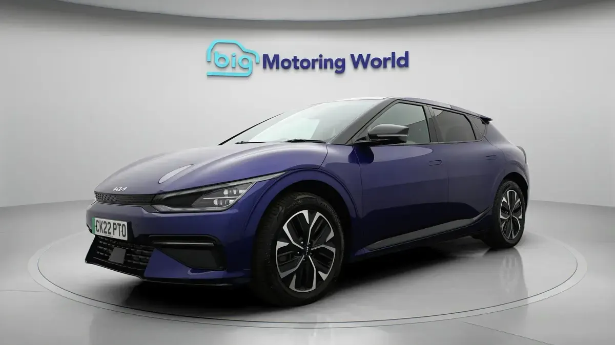 Begagnad Kia EV6 GT-Line 167 kW (228 HK) 2022 Blå SUV