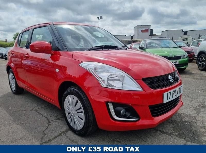 Red Used 2017 Suzuki Swift Hatchback | £7,999 (Fair price) - Image 1/4