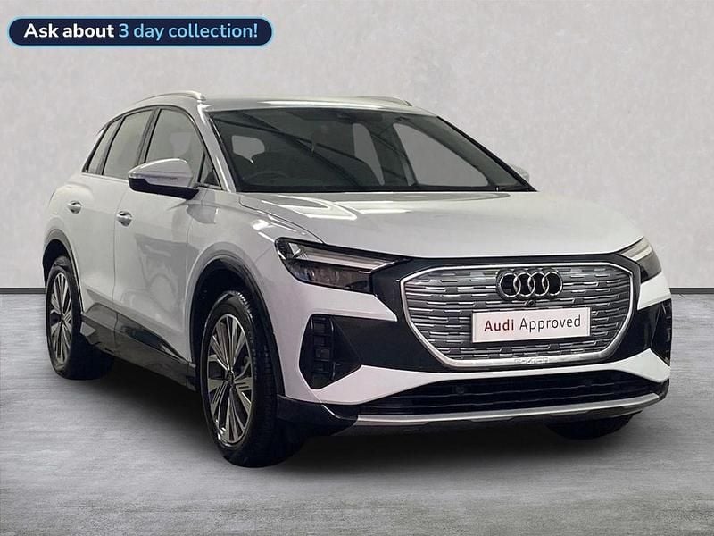 White New 2025 Audi Q4 e-tron Sport SUV | £33,997 (Good price) - Image 1/4