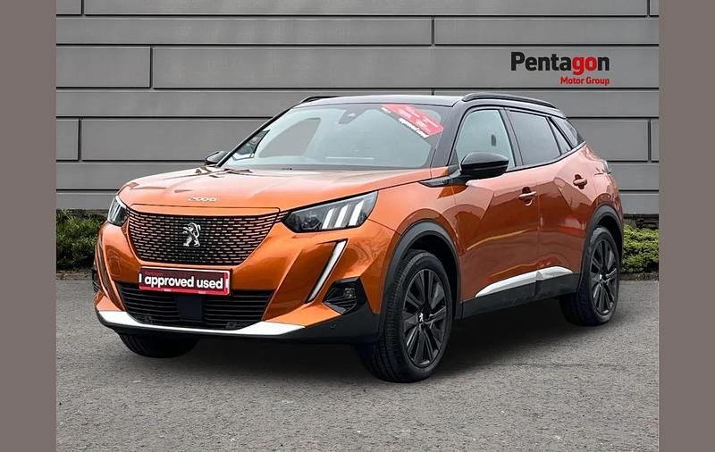 Used Peugeot e-2008 GTi 100 kW (136 HP) 2020 Orange SUV