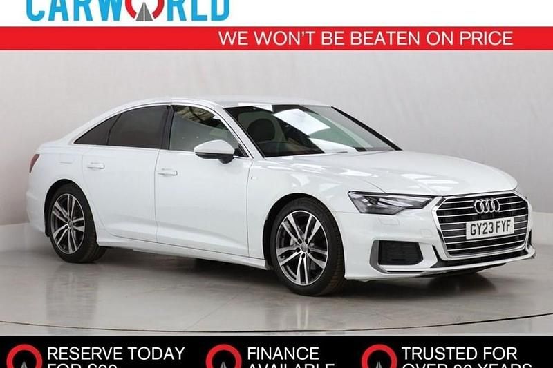 White Used 2023 Audi A6 S-Line Sedan | £25,713 (Super price) - Image 1/1