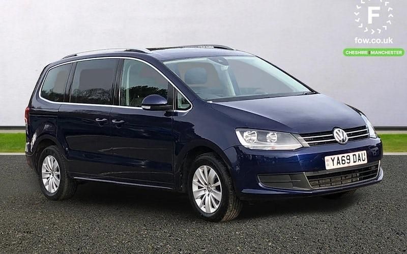 Used VW Sharan SE 150 HP (110 kW) 2019 Blue MPV