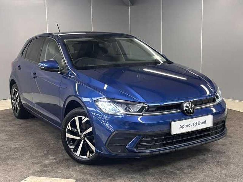 Used VW Polo Match 95 HP (69 kW) 2025 Blue Hatchback