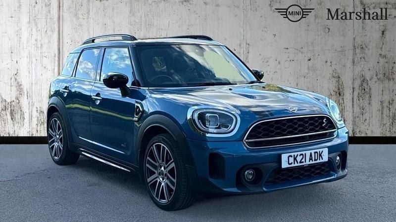 Island blue Used 2021 Mini Cooper S Countryman Exclusive SUV | £18,398 (Fair price) - Image 1/4