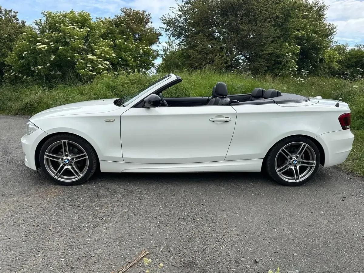 Used BMW 120 Cabriolet Sport Line 2013 White Cabriolet