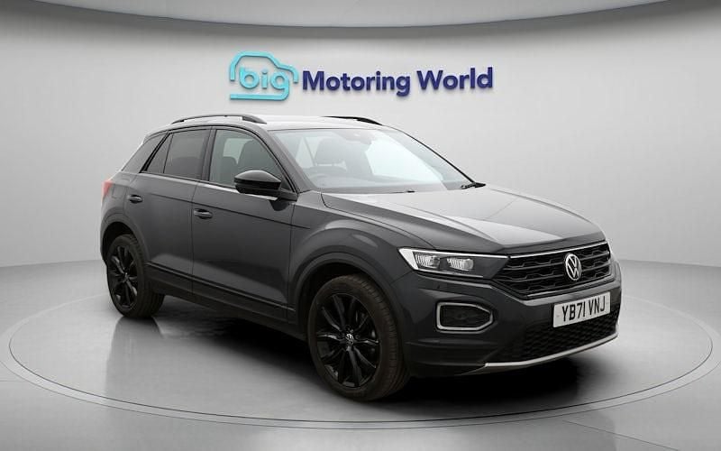 Used VW T-Roc Black Edition 110 HP (80 kW) 2021 Grey SUV