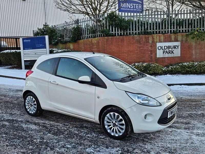 Used Ford Ka Zetec 2014 White Hatchback