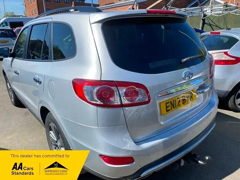 Used Hyundai Santa Fe Premium 197 HP (144 kW) 2012 Silver SUV