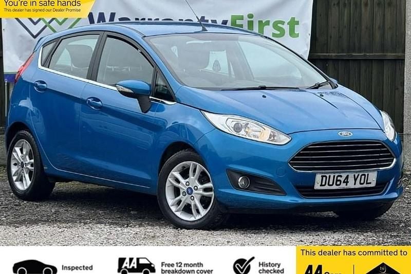 Used Ford Fiesta Zetec 2014 Blue Hatchback