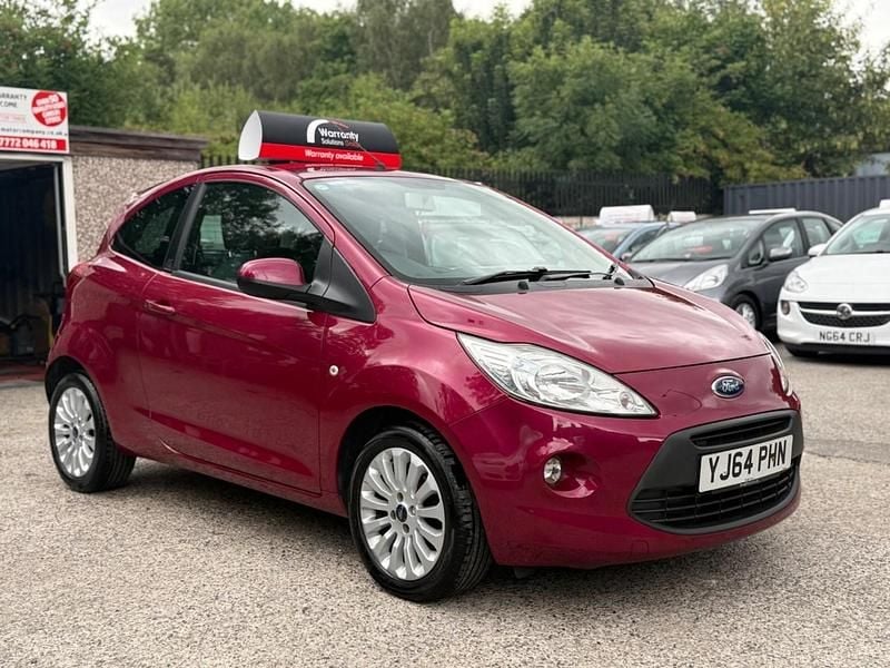 Red Used 2015 Ford Ka Zetec Hatchback | £4,295 (Fair price) - Image 1/4