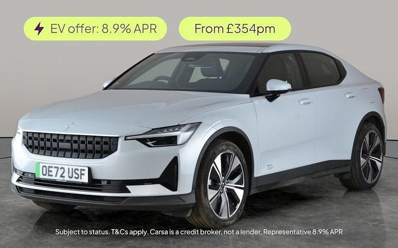 Silver Used 2022 Polestar 2 Long Range Dual motor Hatchback | £20,885 (Good price) - Image 1/3