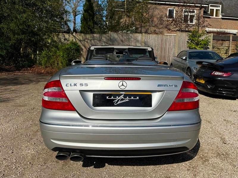 Used Mercedes CLK55 AMG AMG 369 HP (271 kW) 2004 Silver Cabriolet