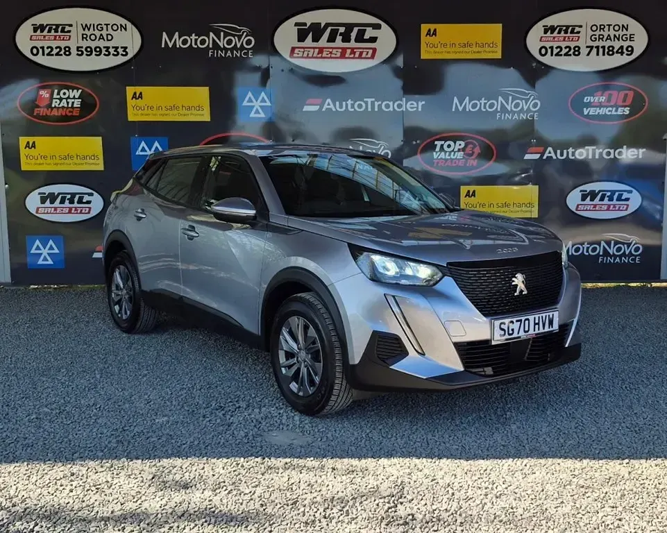 Begagnad Peugeot 2008 Active 100 HK (73 kW) 2020 Grå SUV