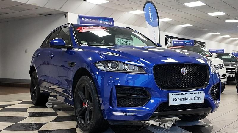 Used Jaguar F-Pace R-Sport 2018 Blue SUV