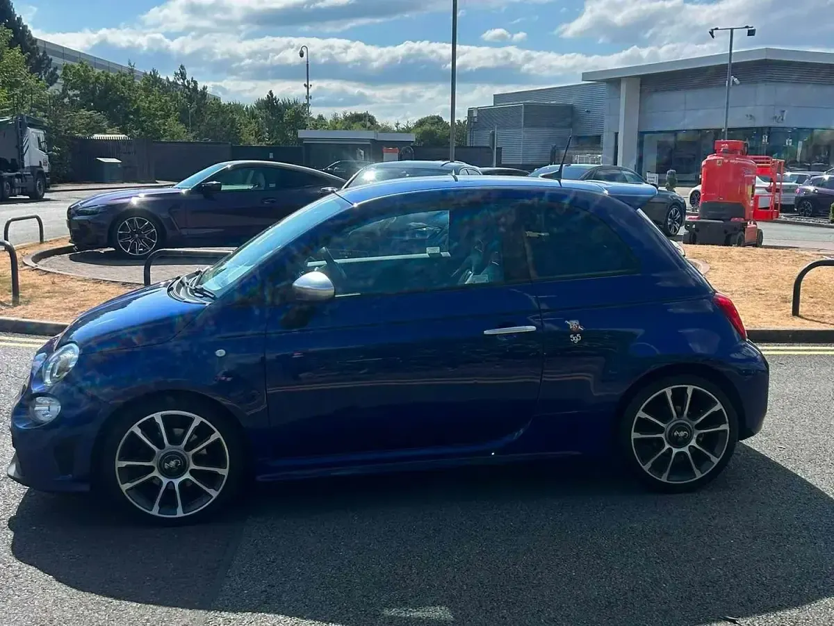 Used Abarth 595 Turismo 165 HP (121 kW) 2017 Blue Hatchback