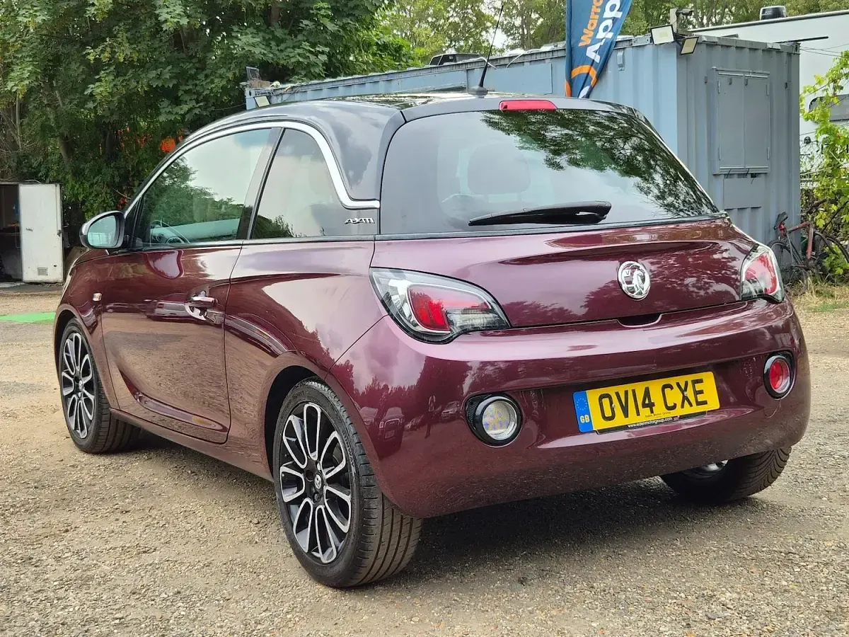 Used Vauxhall Adam Glam 100 HP (73 kW) 2014 Red Hatchback