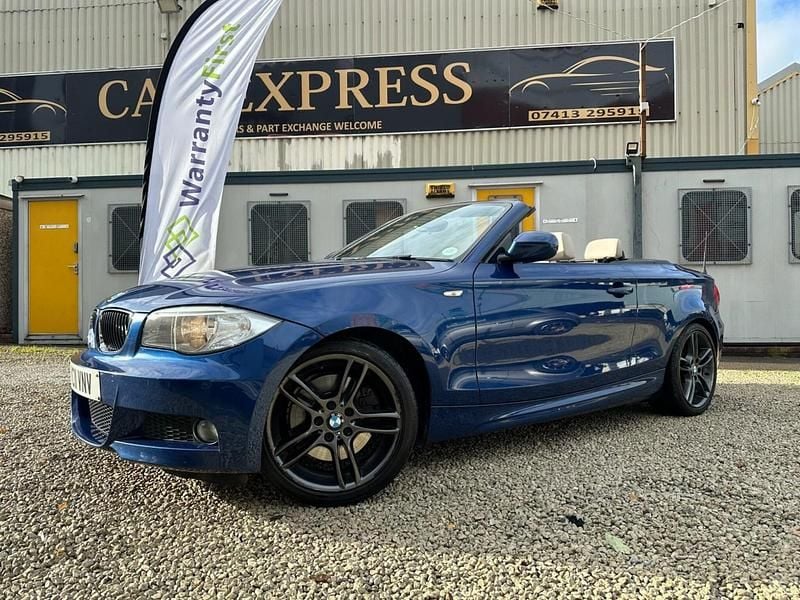 Used BMW 123 Cabriolet M Sport 2011 Blue Cabriolet