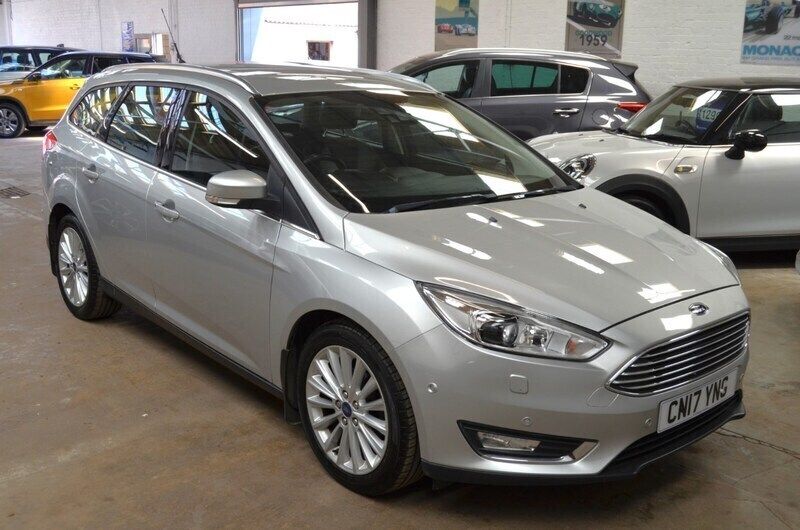 Silver Used 2017 Ford Focus Titanium X Estate | £7,995 (Good price) - Image 1/4