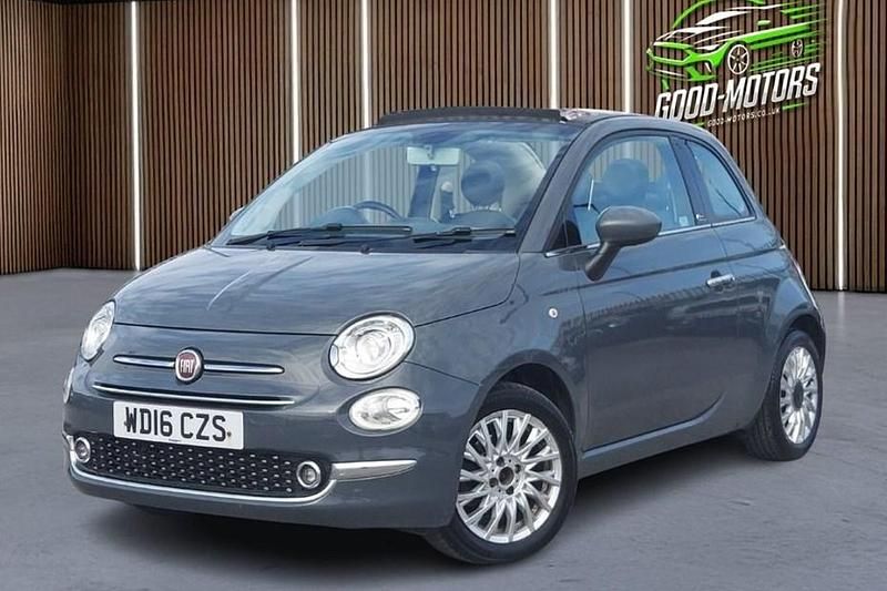 Used Fiat 500C Lounge 105 HP (77 kW) 2016 Grey Cabriolet