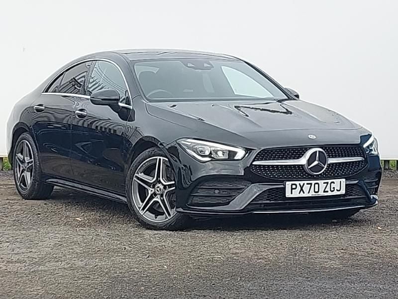 Black Used 2020 Mercedes CLA250 AMG Line Premium Sedan | £25,098 (Fair price) - Image 1/4