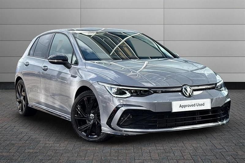 Moonstone grey Used 2024 VW Golf VIII Black Edition Hatchback | £28,150 (Expensive) - Image 1/4