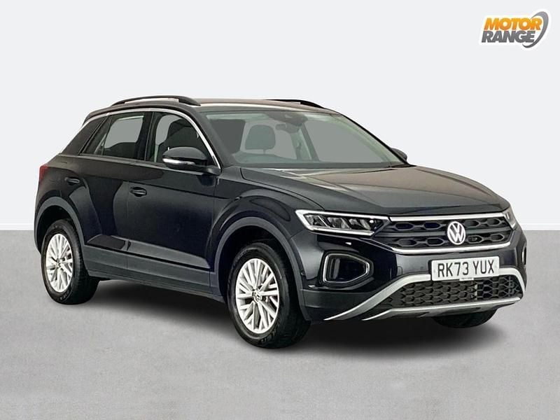 Black Used 2023 VW T-Roc Life SUV | £18,895 (Good price) - Image 1/4