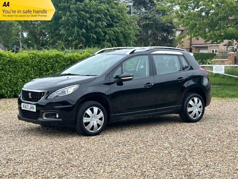 Black Used 2017 Peugeot 2008 Active SUV | £4,499 (Fair price) - Image 1/4