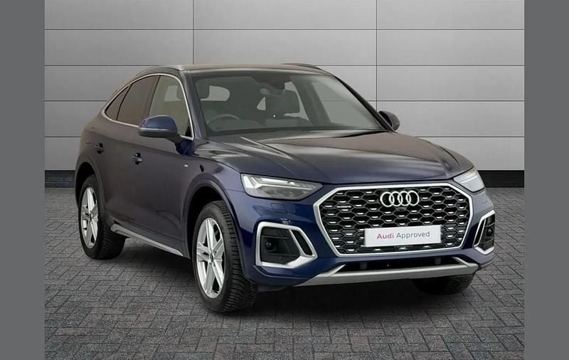 Blue Used 2023 Audi Q5 Sportback S-Line SUV | £31,893 (Fair price) - Image 1/4
