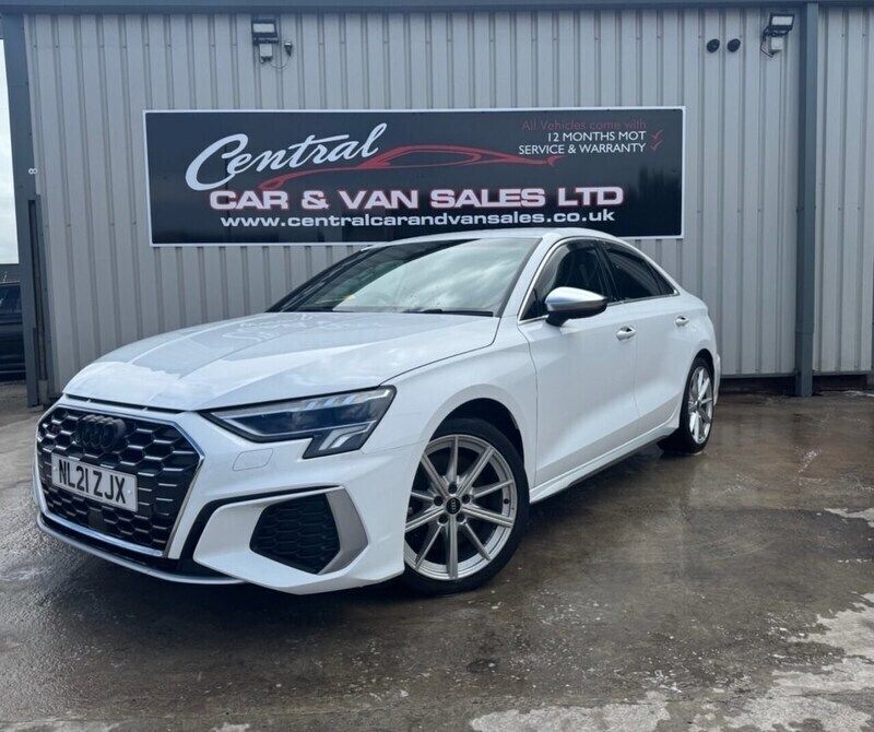 White Used 2021 Audi S3 Advanced Sedan | £29,999 (Super price) - Image 1/2