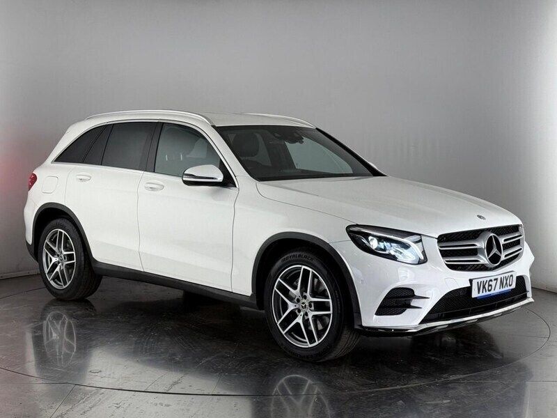 White Used 2017 Mercedes GLC220 AMG line Estate | £18,200 (Good price) - Image 1/3
