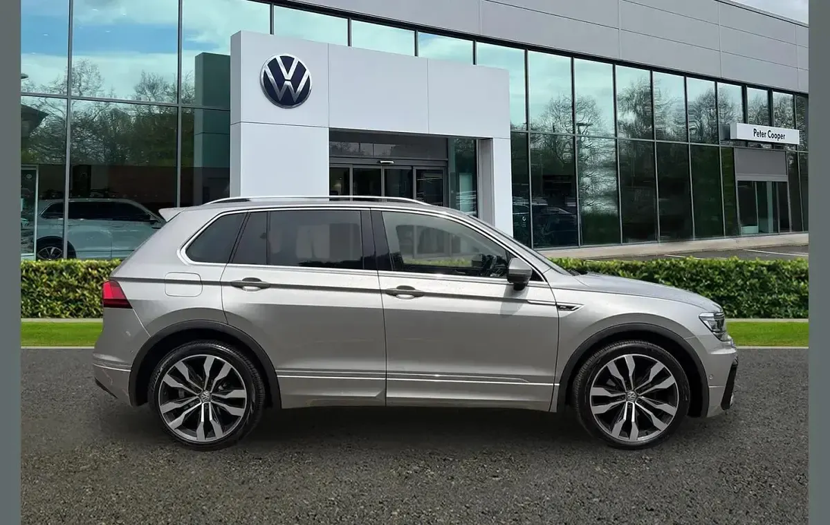 Used VW Tiguan R-line 150 HP (110 kW) 2020 Silver SUV